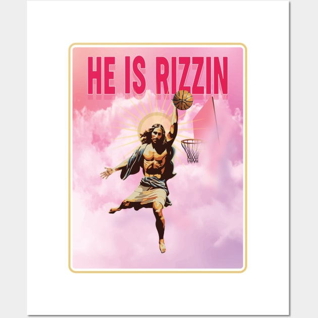 He is Rizzing Wall Art by Brash Ideas